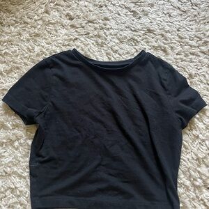 Wild Fable Black Crop Top